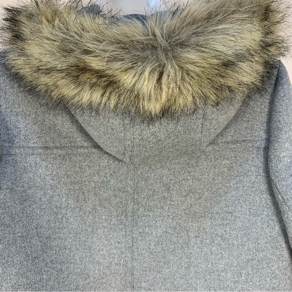 J.Crew Vail Wool Blend Faux Fur Trim Parka Jacket Coat - Picture 7 of 15